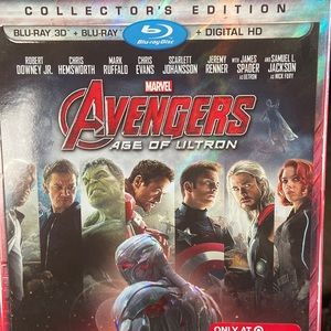 Avengers Age of Ultron Collectors Edition blu-ray & 3D
